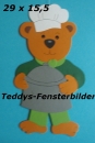 Teddy mit Kochtopf