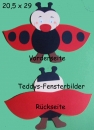 Einladungskarte Marienkäfer