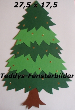 Tannenbaum mit Sternen