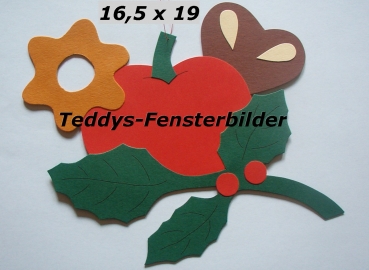Apfel und Lebkuchen