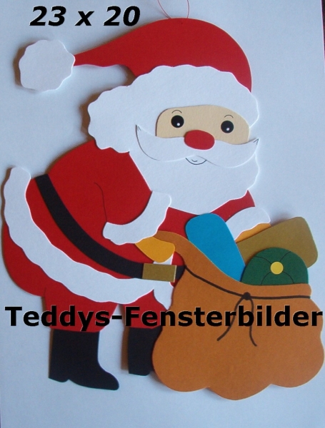 Weihnachtsmann mit Geschenkesack