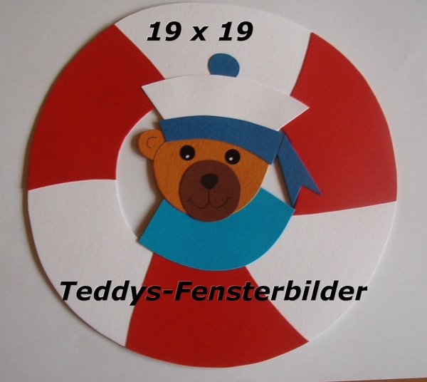 Teddy im Schwimmring