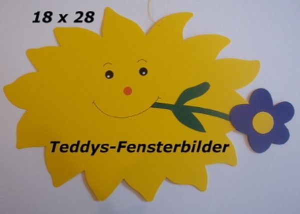Sonne mit Blume