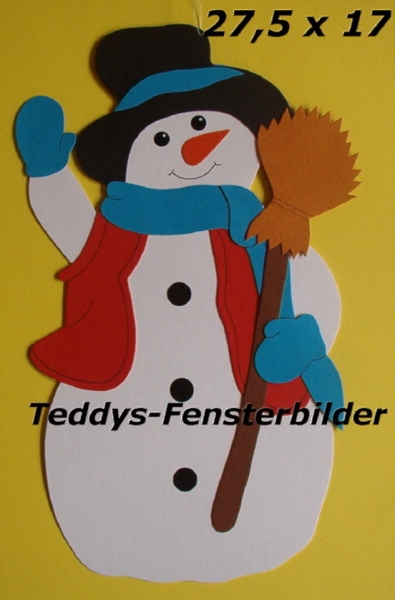 Schneemann mit Weste