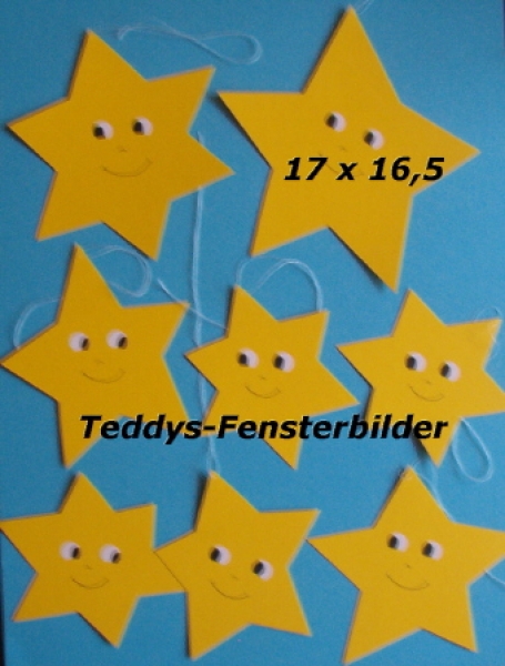 7 gelbe Sterne