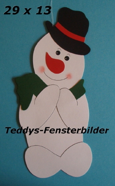 frierender Schneemann