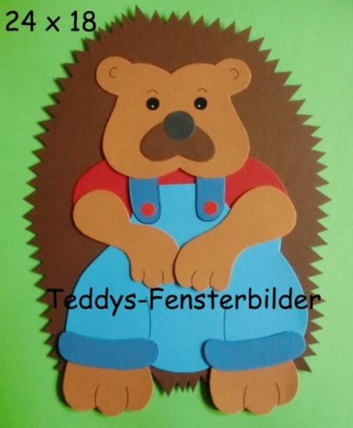 Igel mit Latzhose