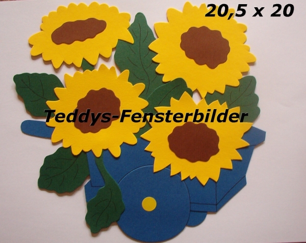 Sonnenblume in Karre