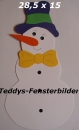 Schneemann mit Schleife