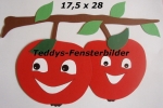 2 Äpfel am Ast