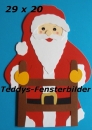 Weihnachtsmann auf Leiter