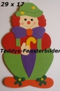 Clown mit Schirm