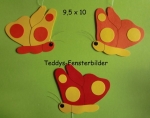 3 Schmetterlinge gelb
