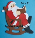 Weihnachtsmann im Schaukelstuhl