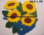 Sonnenblume in Karre